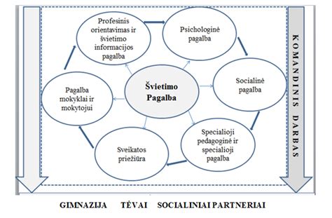 pagalbos vaikams procesų schema