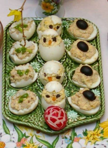 Įdarytų kiaušinių asorti