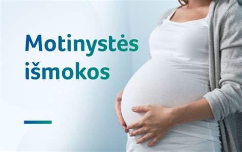 Motinystės išmokos skaičiavimo schema