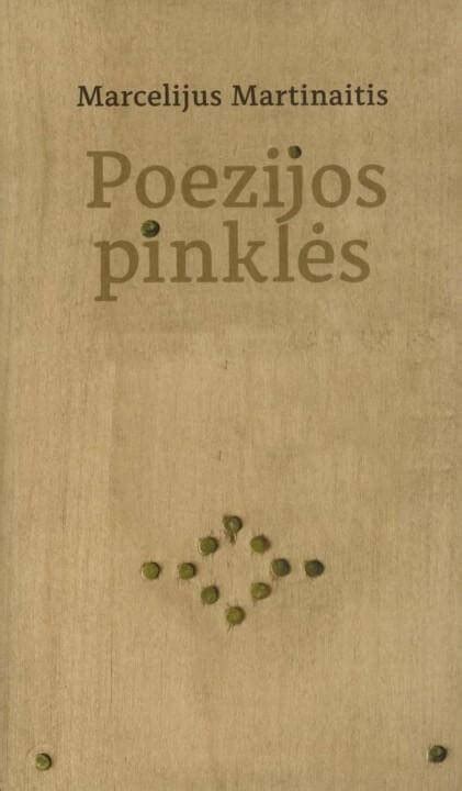 M. Martinaičio poezijos knygos viršelis