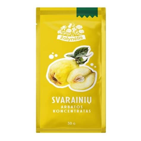 svarainių arbata puodelyje