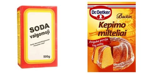 Kepimo soda kaip valymo priemonė