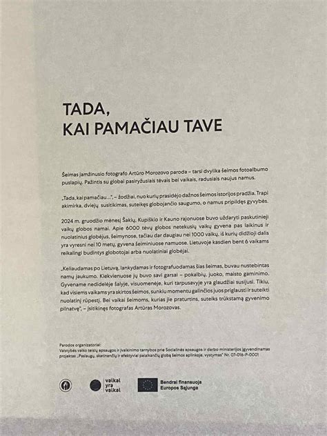 Artūro Morozovo paroda „Tada, kai pamačiau tave“