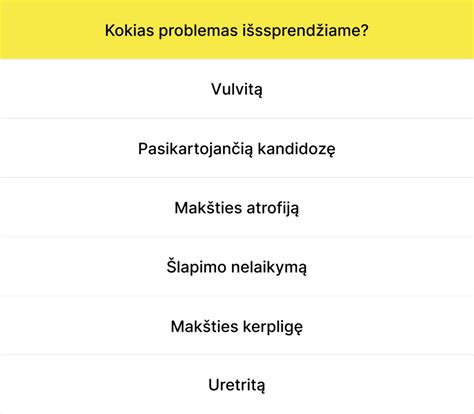 intymios sveikatos procedūrų įrankiai