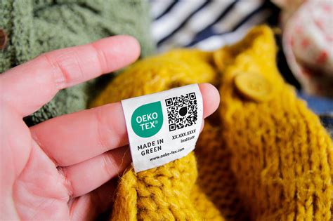 OEKO-TEX MADE IN GREEN sertifikato ženklas