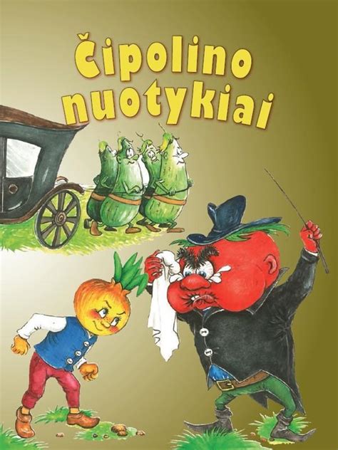 knygos Čipolino nuotykiai iliustracija