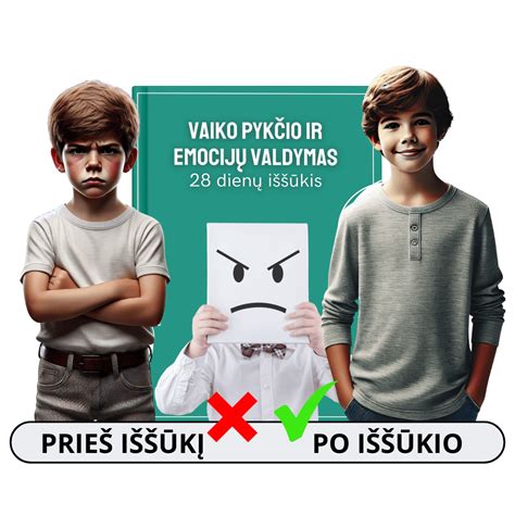 vaiko pykčio priepuolio iliustracija