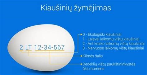 Vištų kiaušinių ženklinimas ir kokybės kategorijos