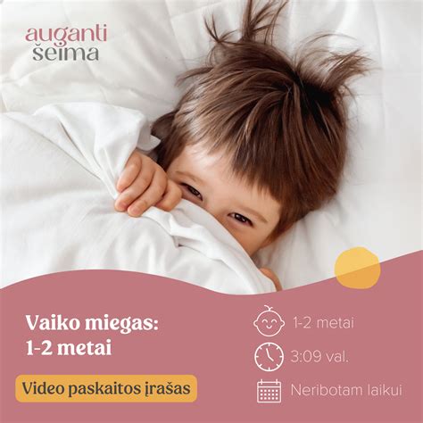 vaiko miego sutrikimų priežastys