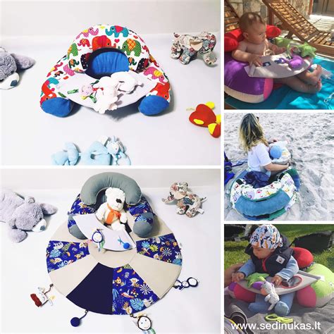 Kūdikis pusiau sėdimoje padėtyje