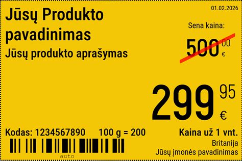 Etiketė su kenksmingų ingredientų sąrašu