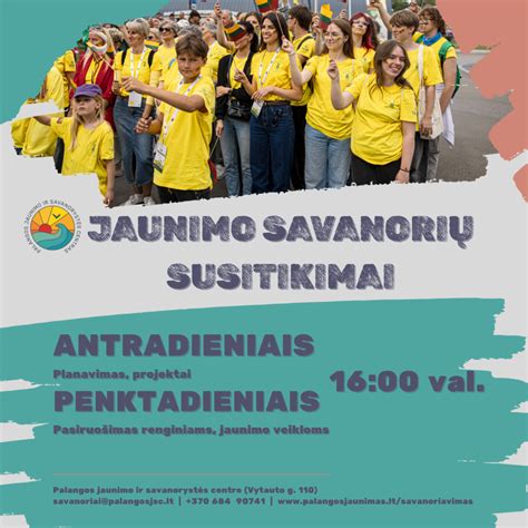 Jaunimo savanorių grupelė Caritas veikloje