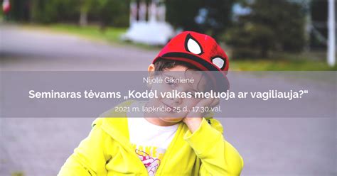 Vaikas fantazuoja ar meluoja