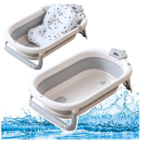 Kūdikio vonelė su termometru ir žaislais