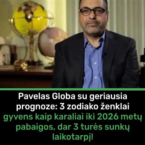 Pavelas Globa studijoje