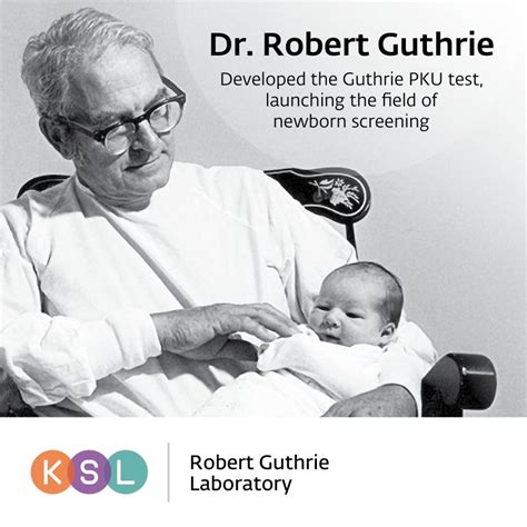 Istorinė nuotrauka: Dr. Robert Guthrie su naujagimio testo kortelėmis