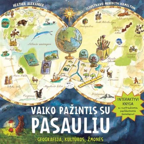 Vaiko pažintis su pasaulio žemėlapiu