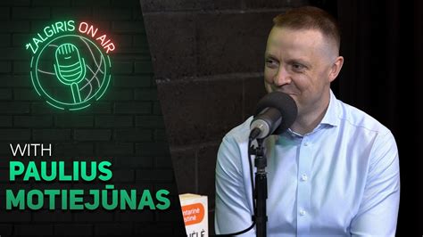 Paulius Motiejūnas renginio metu