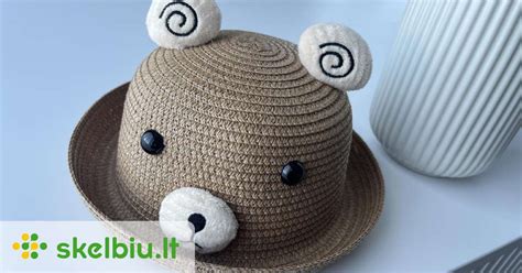 vaikiškų vasarinių kepurių įvairovė