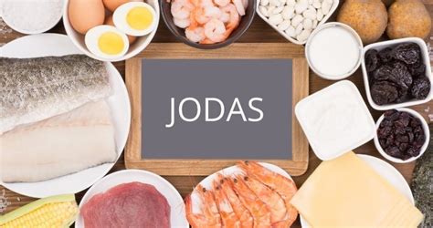 Jodo šaltiniai maisto produktuose