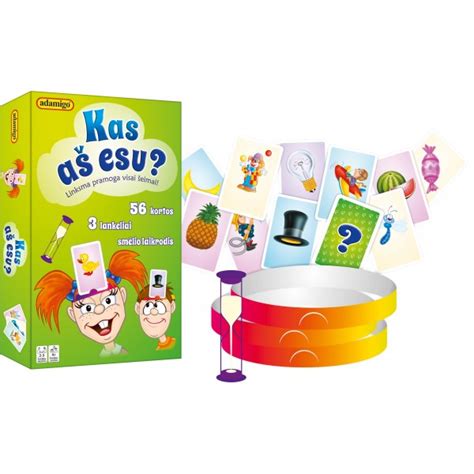 stalo žaidimo Kas aš esu rinkinys