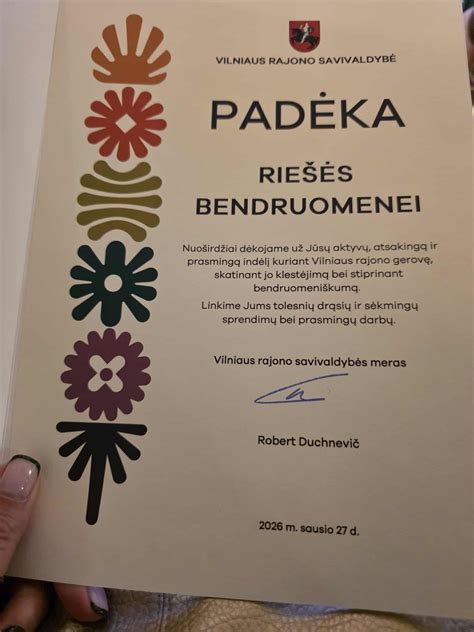 Riešės kraštovaizdis ir bendruomenės svarba