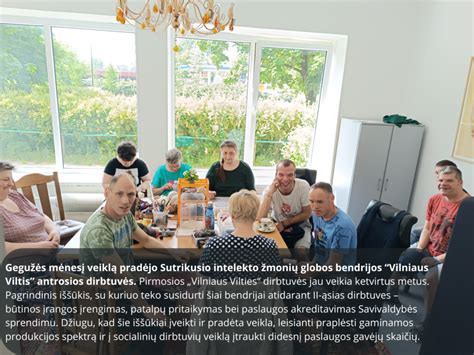 Sutrikusio intelekto žmonių globos bendrijos veiklos sritys