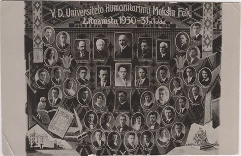 Balys Sruoga su šeima ir draugais Kačerginės miške 1930 m.