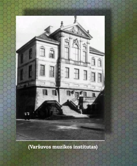 Varšuvos muzikos instituto pastatas XIX a. pabaigoje