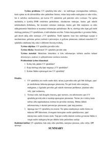 UV spindulių tipai ir poveikis odai