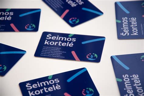 Šeimos kortelės galimybės