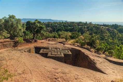 Lalibelos monolitinių bažnyčių kompleksas Etiopijoje