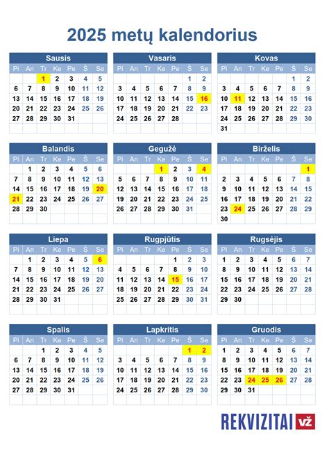 Kalendorius su gimtadienio žyma